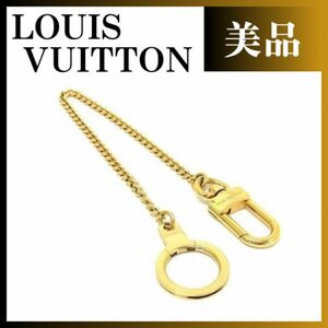 ルイヴィトン M58021 シェンヌ アノクレ キーホルダー アクセサリー ゴールド系 LOUIS VUITTON キーホルダー