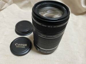 Canon EF-S55-250mm F4-5.6 IS 中古動作品 外観けっこう美品