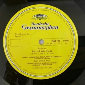 3LP-BOX BEETHOVEN EDITION ベートーヴェン：ミサ・ソレムニス／ミサ曲 カラヤン リヒター UK盤 2721 135の画像8