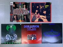 LP 5枚セット ラウドネス LOUDNESS 8186LIVE ジャパメタ P-3601 AY-7401 AF-7123-B AX-7407 P-6246/7 いろいろまとめて_画像1