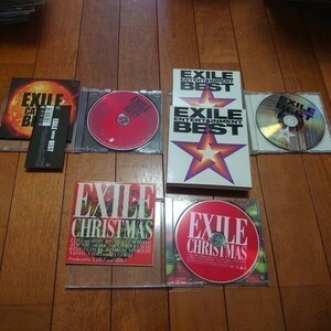 ★☆Ｓ05367　EXILE（エグザイル)【EXILE CATCHY BEST】【EXILE ENTERTAINMENT BEST】【CHRISTMAS】　CDアルバムまとめて３枚セット☆★