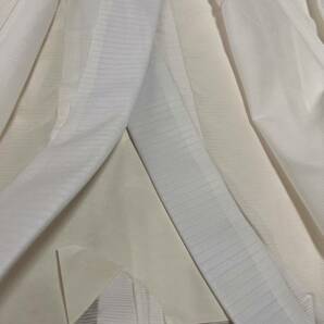 逸品 絽 長襦袢 白 純白 夏 襦袢 単衣 シルック 和装 下着の画像3