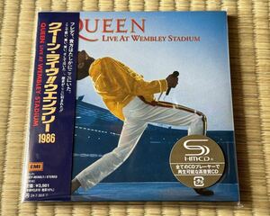 新品 SHM-CD紙ジャケ クイーン★クイーン・ライヴ!!ウェンブリー1986 2枚組
