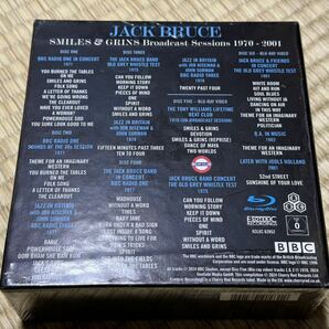 新品未開封 JACK BRUCE★SMILES AND GRINS BROADCAST SESSIONS 1970-2001 4CD/2BLU-RAY VIDEO REMASTER BOX ラジオ&テレビ放送用セッションの画像4