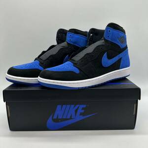 【28.5cm】新品 NIKE AIR JORDAN 1 RETRO HIGH OG Royal Reimagined ナイキ エアジョーダン ハイ ロイヤル リイマジンド (DZ5485-042) 4634