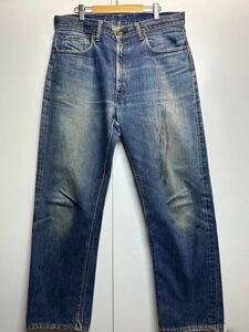 70's VINTAGE Levi's 505 S/S Denim Pants 70年代 ヴィンテージ リーバイス デニム ポケット裏 シングル ステッチ ボタン裏5 ジーンズ F463