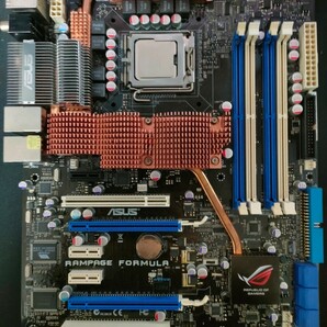 ASUS ROG RAMPAGE FORMULA LGA775 ATX X48 マザーボード バックパネル付きの画像2