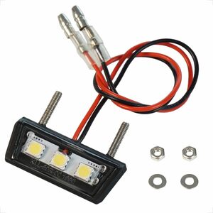 1 Evermotor 車用ライセンスランプ ナンバー灯 led 12V ライセンスランプ バイク ライセンス灯 防水レベルIP6