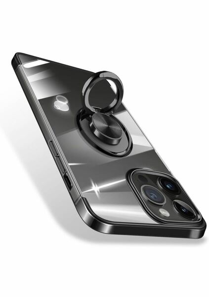 iPhone 15 Pro Max 用 ケース リング 透明 クリア iphone 15pro max カバー アイフォン15promax スマホケース