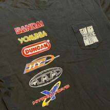 ♪♪④当時物☆レア☆BANDAI☆HYPER YO-YO CHAMPION SHIP☆Tシャツ 黒 サイズ160_画像3