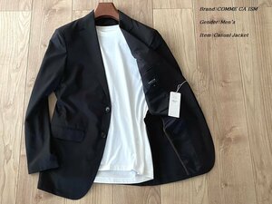  new goods COMME CA ISM Comme Ca Ism washer bru stretch tailored jacket 05 black S size 03GP10 regular price 15,000 jpy 