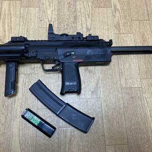 ２８ 東京マルイ 電動ガン H&K MP7A1 ブラック ドットサイト付の画像1