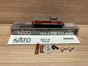 17. KATO　Nゲージ　 7011－2　DE10　暖地形　ディーゼル機関車　美品ですが　現状品で　鉄道模型　