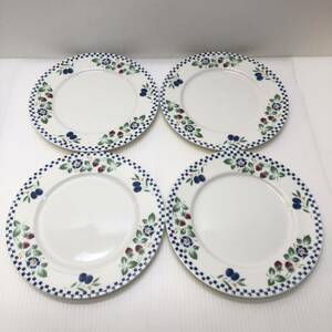 Sango plate cake plate medium-sized dish many for plate plate fruit design Western-style tableware tableware 4 sheets collection 