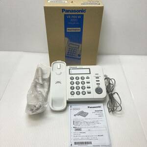 Panasonic パナソニック デザイン テレホン 電話機 VE-F04 ホワイト 箱付 未使用