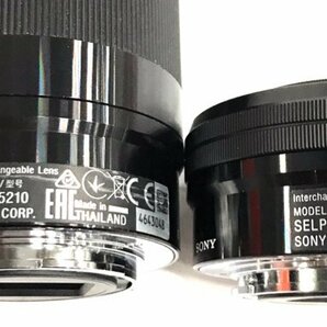 1円 SONY a6400 ILCE-6400 E 3.5-5.6/PZ 16-50 OSS 4.5-6.3/55-210 OSS ミラーレス一眼 カメラ L101636の画像10