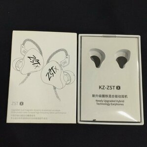 KZ ZSTX 有線 イヤホン 動作確認済み 付属品あり オーディオ機器の画像6