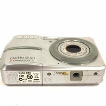PENTAX Optio E50 6.2mm-18.6mm コンパクトデジタルカメラ QG033-84_画像5