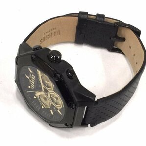 ヴェルサス ヴェルサーチ クロノグラフ クォーツ デイト 腕時計 稼働品 メンズ 純正ベルト ブランド小物 QR035-101の画像4