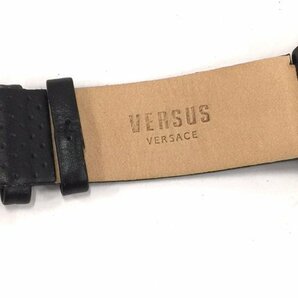 ヴェルサス ヴェルサーチ クロノグラフ クォーツ デイト 腕時計 稼働品 メンズ 純正ベルト ブランド小物 QR035-101の画像6