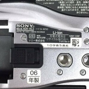 SONY HDR-HC3 ハンディカム MiniDV デジタルビデオカメラ 通電確認済み QR041-40の画像6
