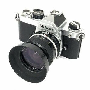 Nikon FM NIKKOR 28mm 1:3.5 NIKKOR-S Auto 1:2.8 35mm 含む 一眼レフ フィルムカメラ レンズ セットの画像2