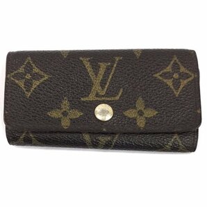 送料360円 1円 ルイヴィトン ミュルティクレ4 M62631 モノグラム 4連キーケース LOUIS VUITTON 同梱NGの画像1