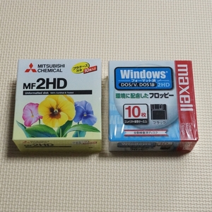 未使用品 FD フロッピーディスク 2HD 三菱 maxell 20枚