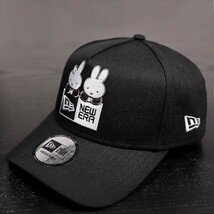 限定 人気絵本ミッフィーmiffy NEWERA 野球帽子 ニューエラ キャップ24_画像1