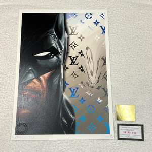 DEATH NYC バットマン BATMAN ルイヴィトン LOUISVUITTON マーベル 世界限定100枚 ポップアート アートポスター 現代アート KAWS Banksy