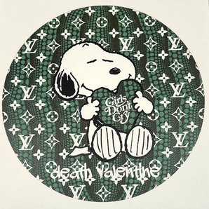 世界限定100枚 DEATH NYC スヌーピー SNOOPY ヴィトン LOUISVUITTON 草間彌生 南瓜 ポップアート アートポスター 現代アート KAWS Banksyの画像4