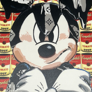 世界限定100枚 DEATH NYC ミッキーマウス ルイヴィトン LOUISVUITTON ウォーホル ポップアート アートポスター 現代アート KAWS Banksyの画像4