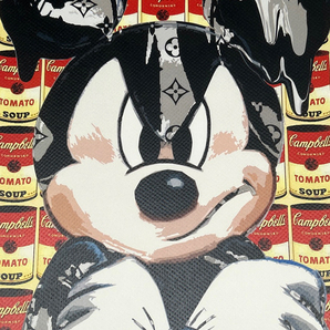 世界限定100枚 DEATH NYC ミッキーマウス ルイヴィトン LOUISVUITTON ウォーホル ポップアート アートポスター 現代アート KAWS Banksyの画像3