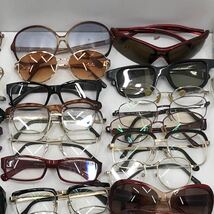 R ☆大量☆ 眼鏡 メガネ めがね サングラス 老眼鏡 フレーム まとめ 約3kg セット ブランド ノーブランド 度あり 度なし 混在_画像3