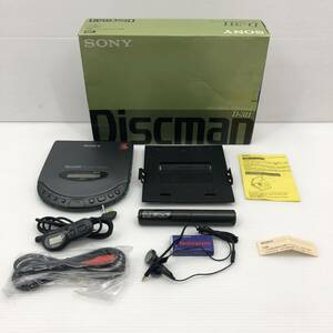 I ☆希少☆ SONY ソニー Discman ディスクマン ポータブル CD プレーヤー D-311 箱付 ウォークマン 家庭用 AV機器 レトロ 通電確認済み