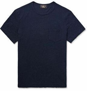 新品 rrl インディゴ tシャツ xs ダブルアールエル indigo t shirt ラルフローレン polo ralph lauren ポケット Pocket Tee double rl ポロ