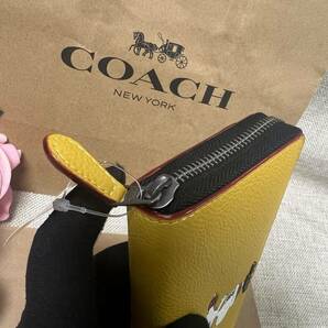 コーチ COACH 長財布 財布 アコーディオン ウォレット スヌーピー モチーフ フラックス マルチ COACH X PEANUTS コラボ ギフト CE715 A090の画像7