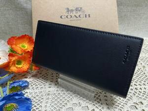 コーチ COACH 二つ折り長財布 ブランド メンズ ファッション ロングウォレット 黒シンプル ファッション プレゼント F74978 A136