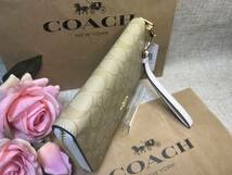 コーチ COACH 長財布 財布 シグネチャー ラウンドファスナー ロング ジップ アラウンド ウォレット レディース プレゼント C4452 B172_画像6