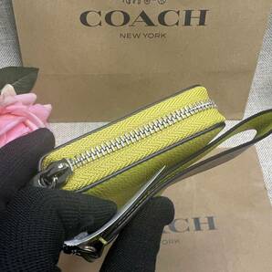 コーチ COACH 長財布 財布 シグネチャー キャンバス ロング ジップ アラウンド ウォレット プレゼント 財布 レディース 新品 CK427 A204の画像7