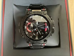 極美品★CASIO G-SHOCK MT-GBluetooth搭載電波ソーラーカーボンベゼルMTG-B1000XBD-1AJF