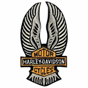 ハーレー・ダビッドソン ウィング ビンテージ パッチ Harley Davidson Wing Vintage Patch 羽 翼 バイカー HARLEY-DAVIDSON Biker