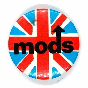 モッズ/ユニオンジャック ビンテージ 缶バッジ MODS/UNION JACK Vintage Badge イギリス イングランド UK United Kingdom England