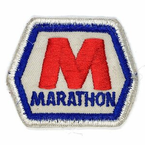 マラソン ガス ステーション ビンテージ パッチ Marathon Gas Station Vintage Patch バイカー ワッペン Biker