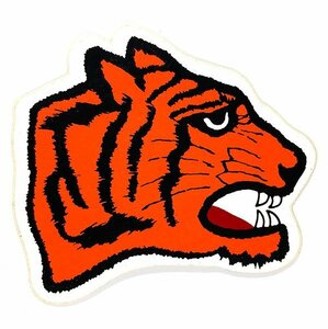 タイガー ヘッド デッドストック ビンテージ デカール Tiger Head Dead Stock Vintage Decal 寅 虎 トラ フェイス ステッカー Face Sticker