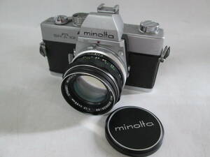 【0416n Y0815】MINOLTA ミノルタ SRT101 /MC ROKKOR-PF 1:1.7 f=55mm フィルムカメラ 一眼レフ