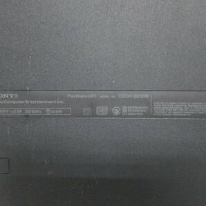 【0417h S0829】 SONY PS3 PlayStation3 CECH-2000B ＋ コントローラー CECH ZC2J コード2種類付き ソニー プレステ3 本体 動作未確認 の画像7