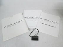 【0430n Y0998】HAMILTON khaki ハミルトン カーキ 6309 メンズ腕時計 クォーツ デイト ケース/ブックレット付 _画像7