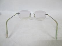【0430n Y10356】PARIS MIKI パリミキ 眼鏡 メガネ 色付き AU-134 K18/チタンフレーム_画像4