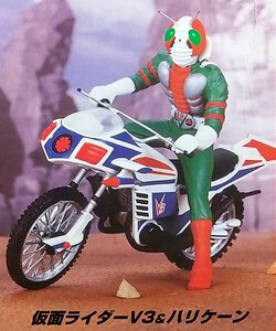  Kamen Rider V3 фигурка & мотоцикл Hurricane нераспечатанный товар 